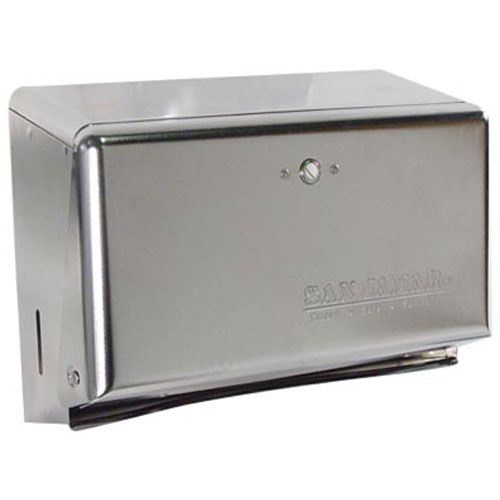 San Jamar SJT1950MC Mini C-Fold/Multifold Paper Towel Dispenser