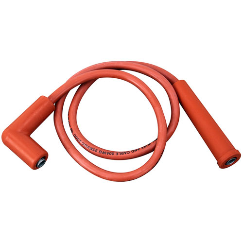 Ultrafryer 18187 Ignition Cable W/ 90&deg; Spark Plug Boot 27"