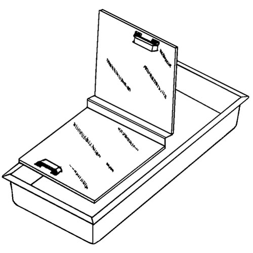 Schaefer 29494 Ice Cream Cabinet Hinge 23"L