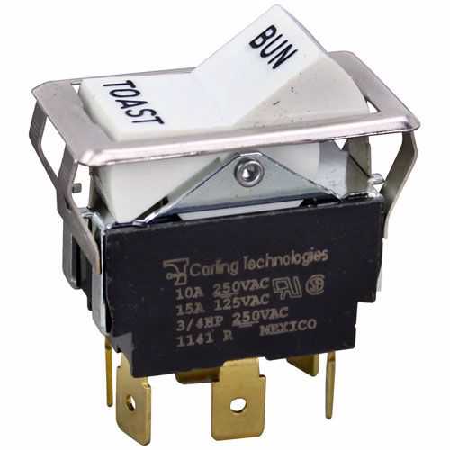 Bun-Toast Switch7/8 X 1-1/2 Dpdt For Savory - Part# 21351sp