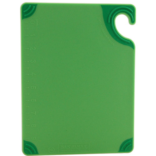 San Jamar SJCBG912GN Green Cutting Board, 9 x 12"