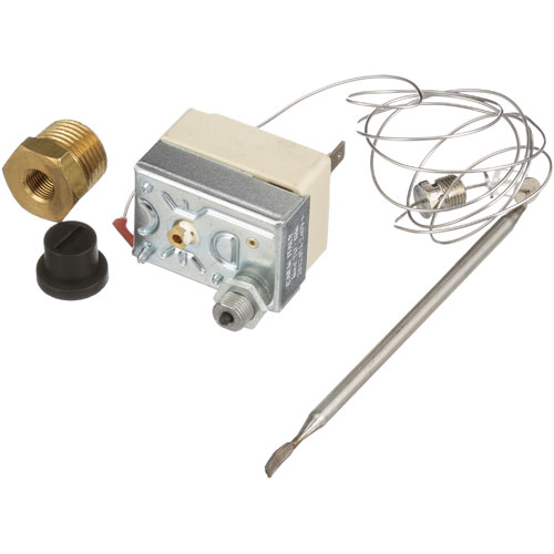 Cleveland 108995 Hi-Limit Thermostat W/Panel Nut Reset Button 3/16" X 5"