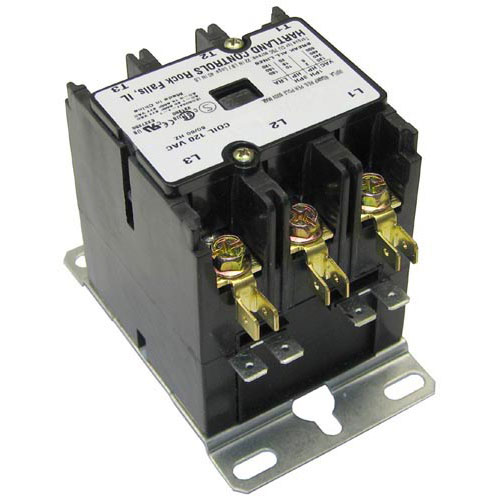 Champion 116166 Dishwasher Contactor 3-Pole 60/75 AMP 208/240V