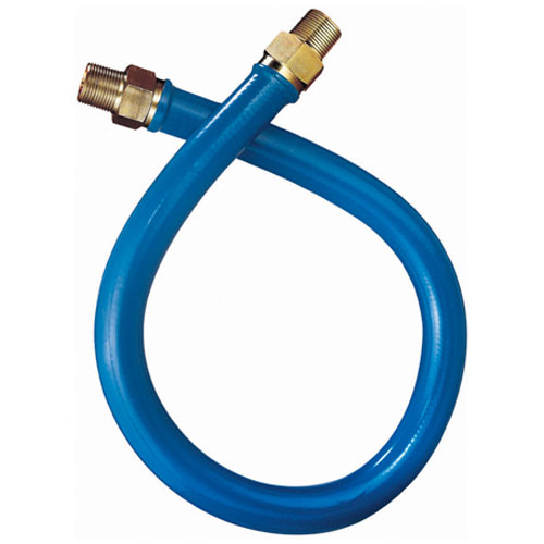 Dormont 1675BP-60 Gas Hose 3/4" X 60" 350&deg;F SS Yellow