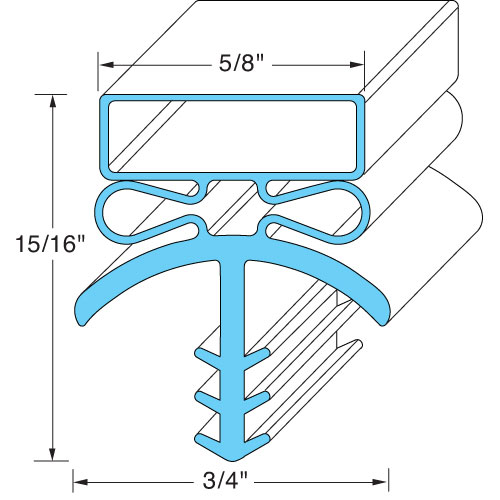 Bally BLRB16545 Door Gasket