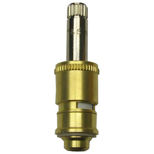 T&S Brass 11311-25 1/4 Hot Stem Assembly W/ Check, Ceramic, No Bonnet or Handle