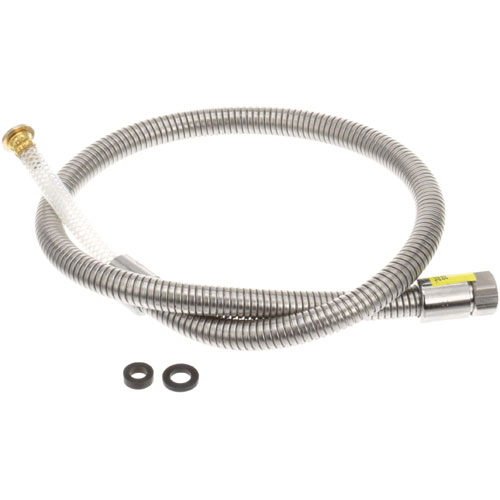 T&S Brass B-0044-H2A Flexible Hose Stainless Steel 44"