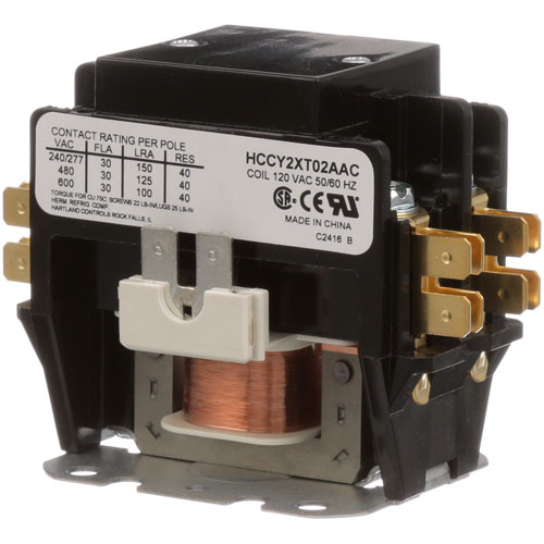 Jackson 59451090569 2 Pole Contactor, 110/120V, 30 AMP