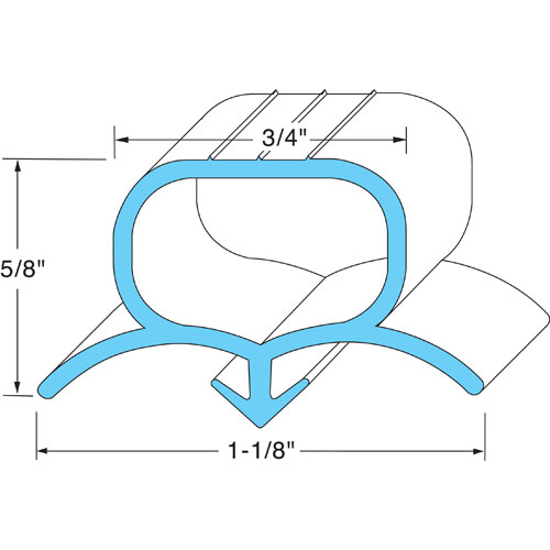Silver King 10310-12 Door Gasket 24 5/8" X 26 1/4"