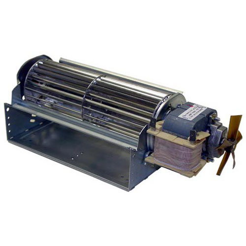 Hatco HT02-12-066 120V Blower Motor with Cooling Fan, 10-1/2" Long, 7-1/4" Wheel