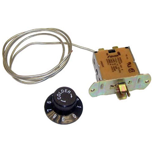Fogel CT-35A Cooler Control W/ Knob, Plate, and 3/8" X 1-1/2" Coiled Bulb