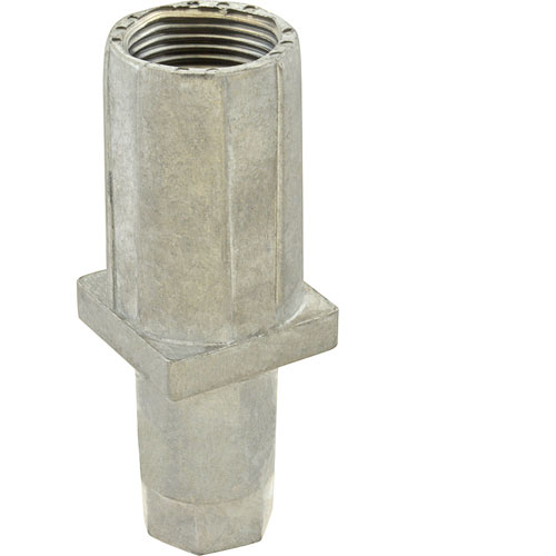 Component Hardware Group A14-0411 1-1/4" Square Natural Finish Zinc Die Cast Adjustable Hex Foot Insert