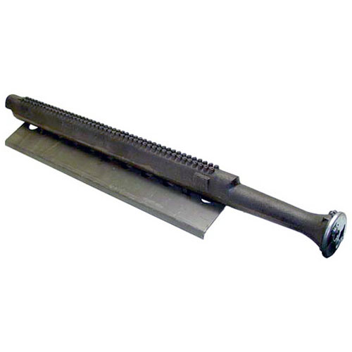 Hobart 410600-G2 Cast Iron Broiler Burner 26 3/4" and 17-3/4 With Air Shutter & Baffle Plate