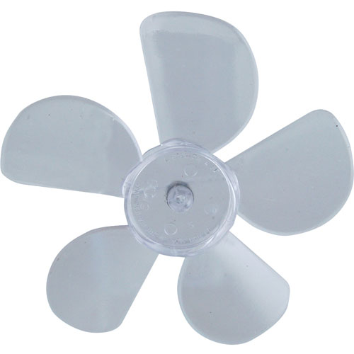 Nor-Lake 085150 5-1/2" Clear  Fan Blade W/ 3/16" Shaft Hole