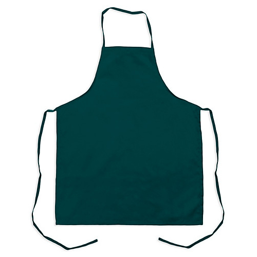 KNG 1033FGN Bib Apron Forest Green 32"