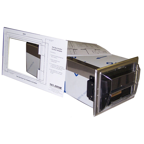 San Jamar H2001CLSS Incounter Fullfold Napkin Dispenser S/S Clear