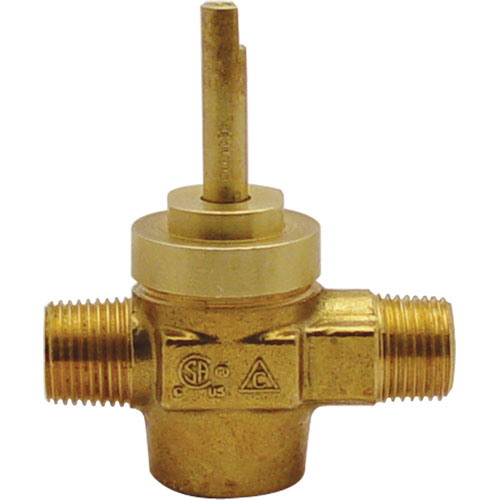Blodgett BL10387  MPT Valve Assembly 1/2" W/Chrome Knob & L-Shaped Handle