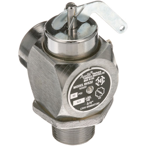 Blodgett 40613 Safety Relief Valve 3/4" MNPT 50 PSI