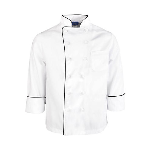Allpoints 1049S KNG Sm Chef Coat Executive, Knot Buttons