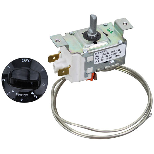 Ranco A30-3924-000 Thermostat Temp 16-50F W/Knob