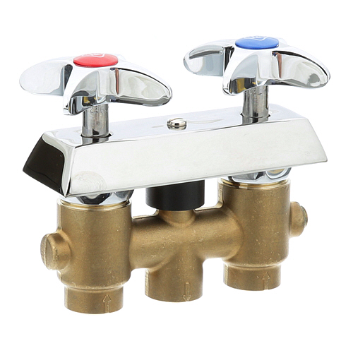 Randell HDFLR0311 3/8" FPT Water Mixing Valve W /Cross Handles 3" CTRS