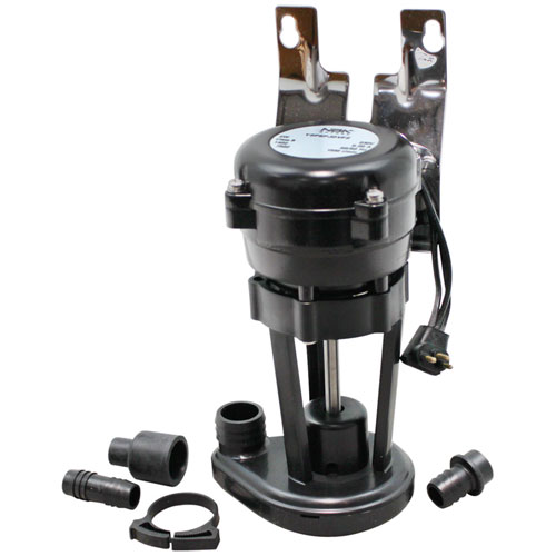 Manitowoc 7626013 Water Pump W/ Hose Connections, 1" & 5/8" OD