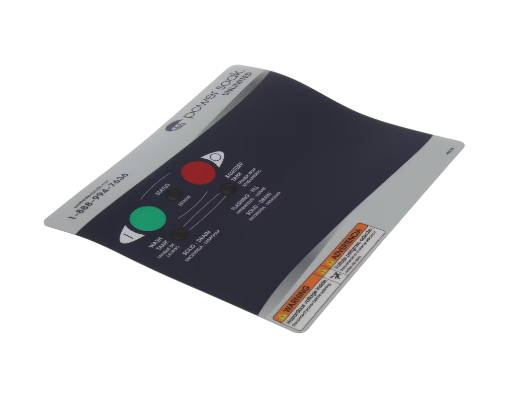 Power Soak Systems 45654 Control Panel Overlay PSU/PS200