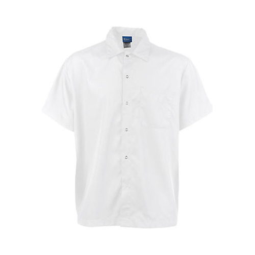 Allpoints 1140XS Kng Xs Cook Shirt Frontsnap, White