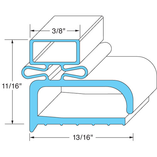 Randell INGSK120 Door Gasket 17 7/8" X 20 1/2"