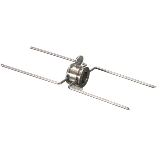 American Range A31016 S/S Skewer 7.25" W/1/4"-20 Thumbscrew 3-1/4" Long Prongs