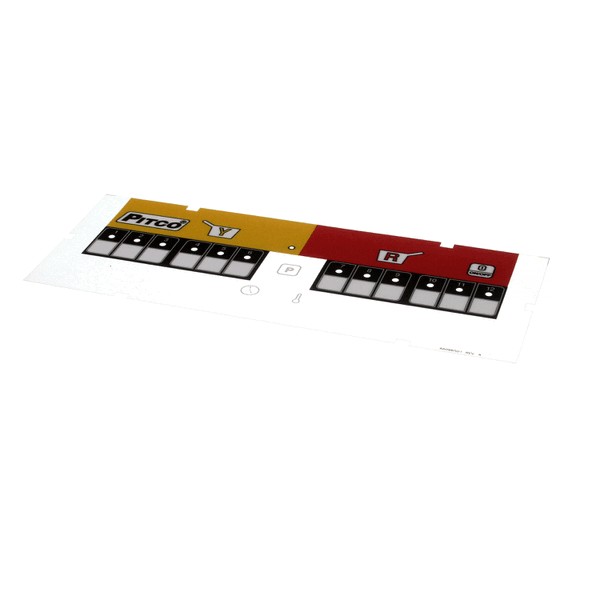 Pitco PTA6096501 Label Overlay 2 Zone Blank