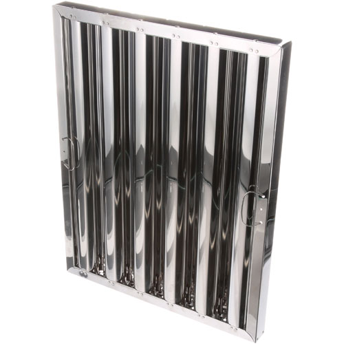Component Hardware Group FS50-2520BA 25X20 S/S Baffle Hood Filter, Type 6