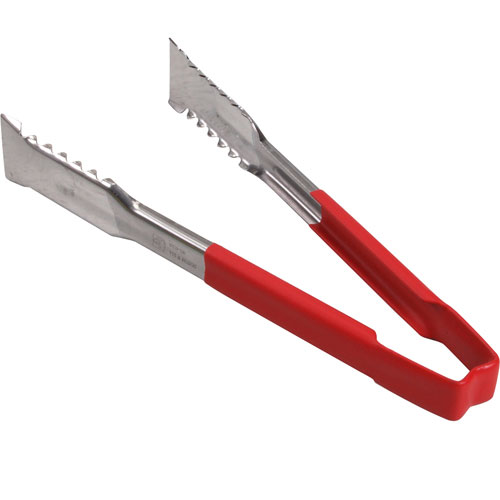 Edlund 32011 Versagrip Tongs Red HDl 9.5"