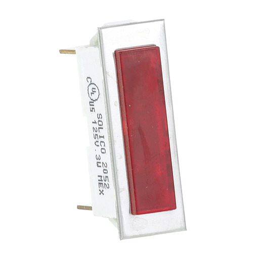 Lincoln 350605 Signal Light 3/8" X 1-5/16" Red 125V