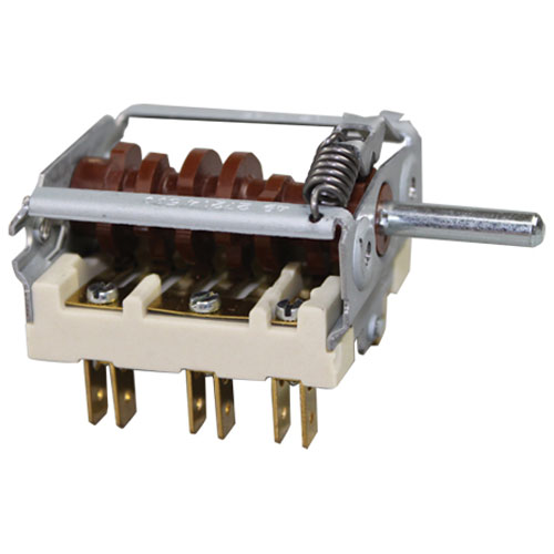 Lang 2E30304-09 Rotary Switch W/3/16" D-Stem 6 Heat 16A/250V