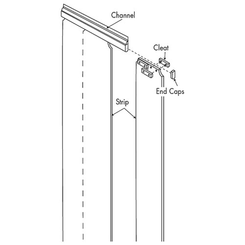 Kason 402SA8084490 Kason - 401Sa8084490 strip Curtain