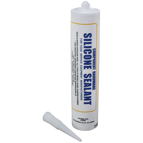 Component Hardware Group M901010 White Silicone Sealant Clear Food Grade, 350&deg;F/177C