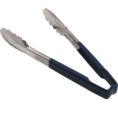 Tong Blue/Ss 9.5 In Scallop Grip For Vollrath/Idea-Medalie - Part# Vol4780930