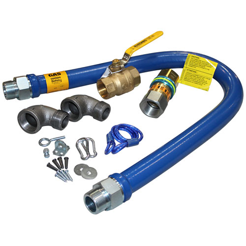 Dormont 16125KIT48 Gas Hose Kit 1-1/4" X 48"