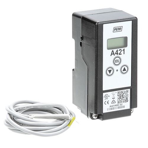 Johnson Controls A419ABC1C Electronic Temperature Control W/Display -40 to 212&deg;F