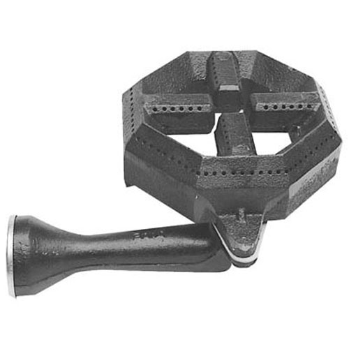 Jade Range 119-135-140 Convection Oven Burner Assembly Front 10" W/Lift-Off Head Air Shutter